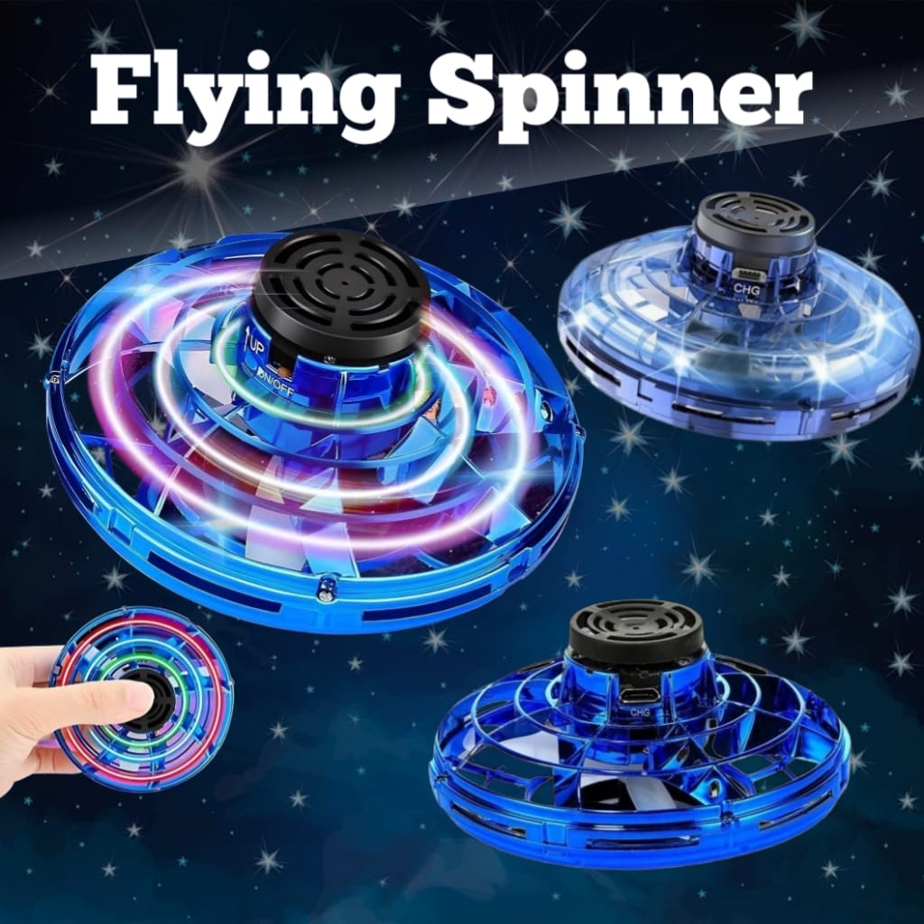 Magical Flying Spinner Toy – Rechargeable LED